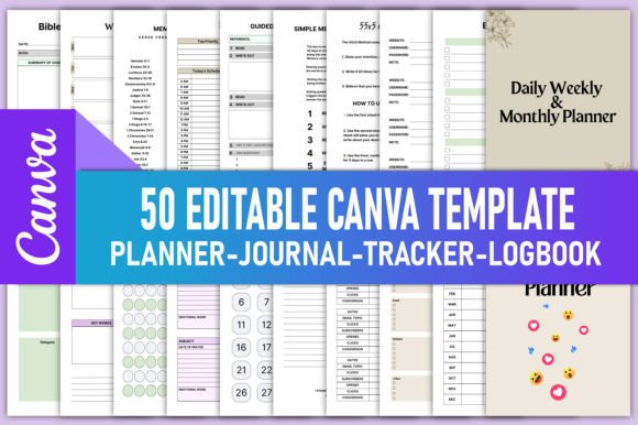 Download 50 Editable Canva Template KDP Interiors - Kdp interior Collection